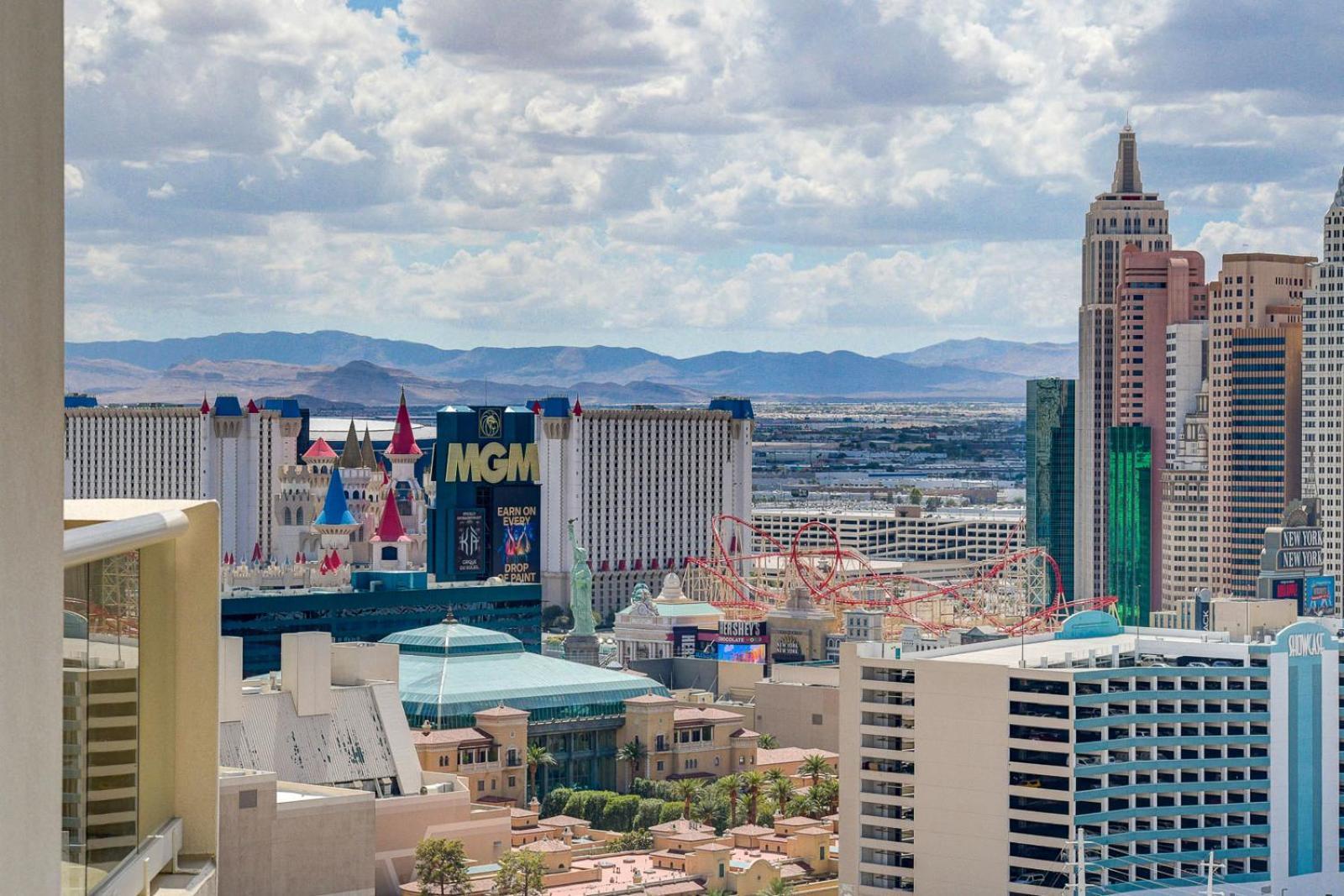 لاس فيغاس Premium Suite Mgm Signature High Flr Balcony Strip View المظهر الخارجي الصورة