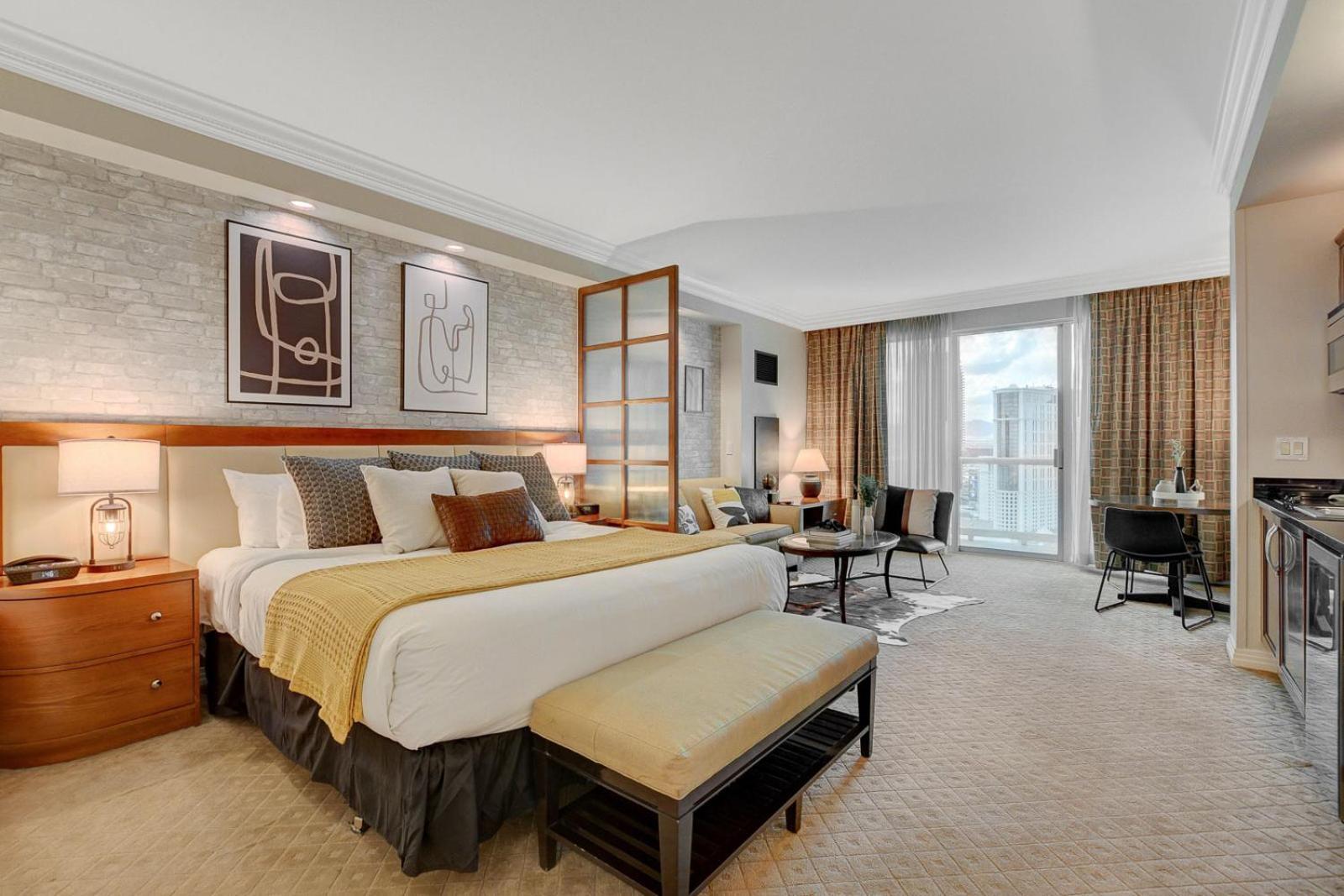 لاس فيغاس Premium Suite Mgm Signature High Flr Balcony Strip View المظهر الخارجي الصورة